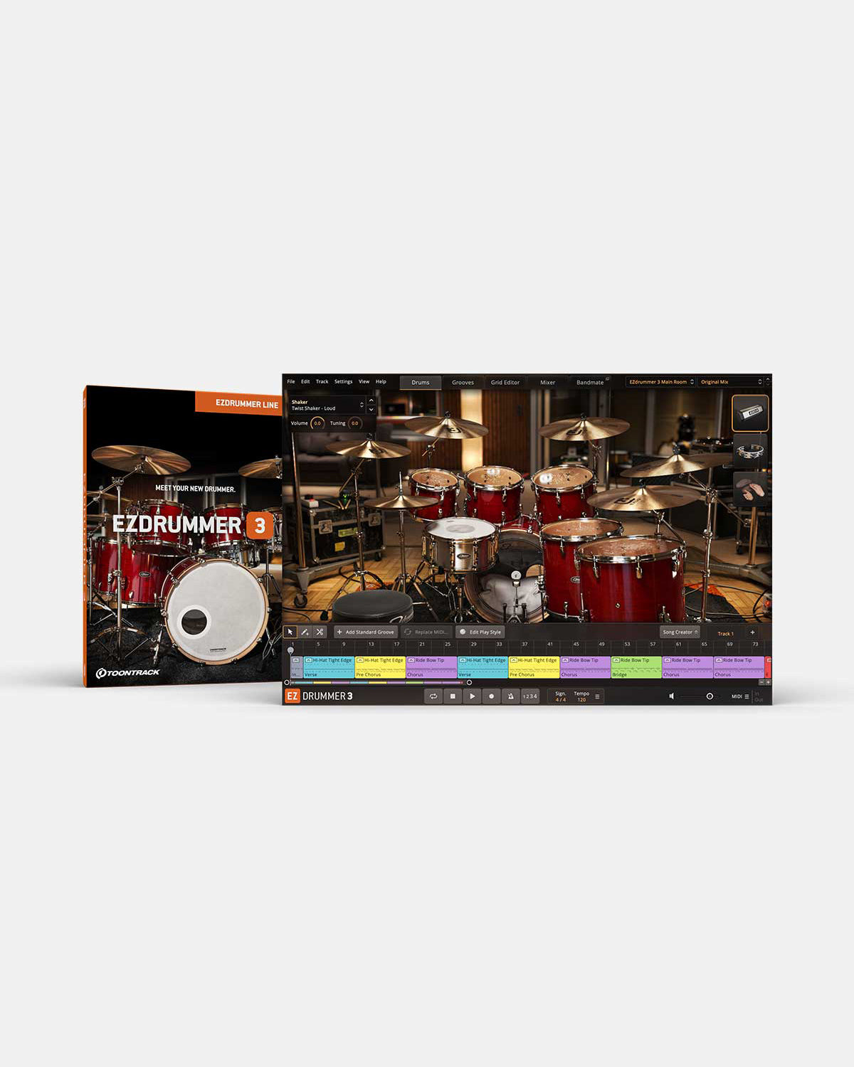 تونتراك EZdrummer 3 (للكمبيوتر) (جهاز واحد، مدى الحياة) - مفتاح تفعيل (عالمي) الصورة الرئيسية