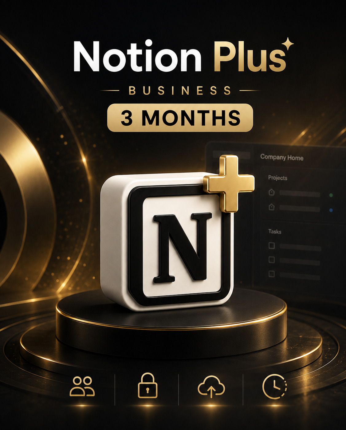 Notion Plus | Business 3 Months - Notion Activation Link - GLOBAL الصورة الرئيسية