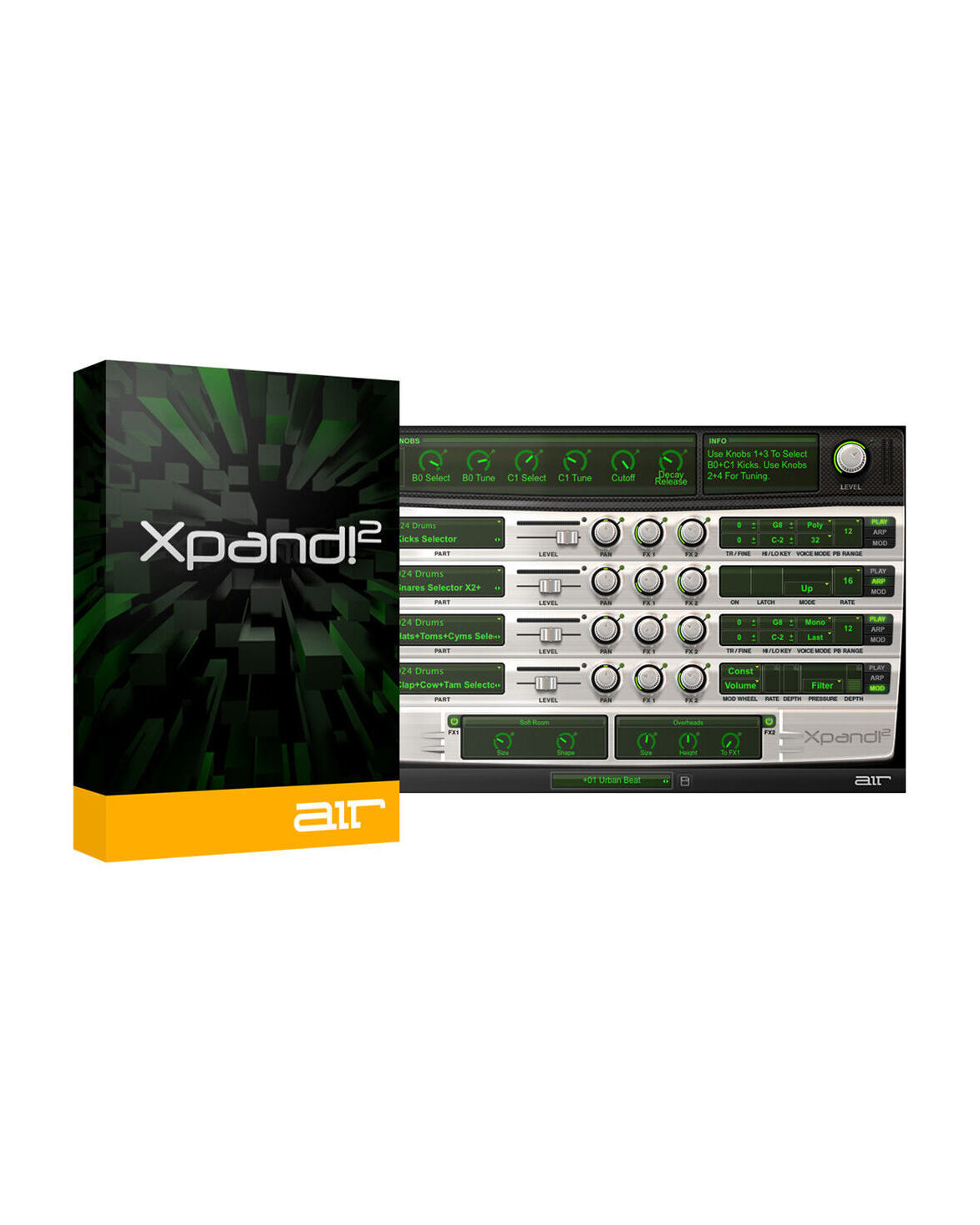 AIR Xpand!2 (للكمبيوتر والماك) (جهاز واحد، مدى الحياة) - مفتاح تفعيل (عالمي) الصورة الرئيسية