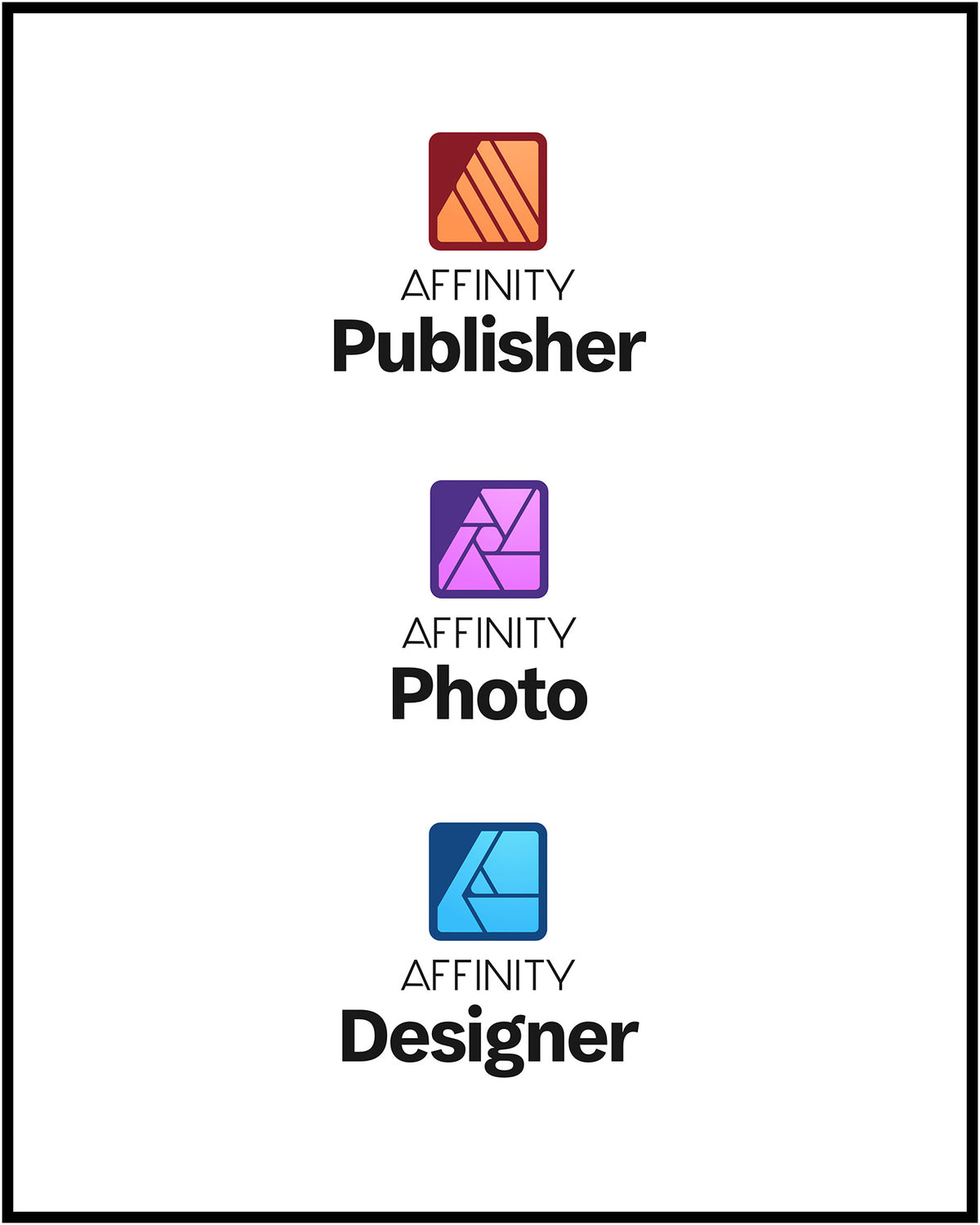 Affinity Software Bundle (Publisher + Designer + Photo) v.1.10 (PC) (1 Device, Lifetime) - Affinity Key - GLOBAL