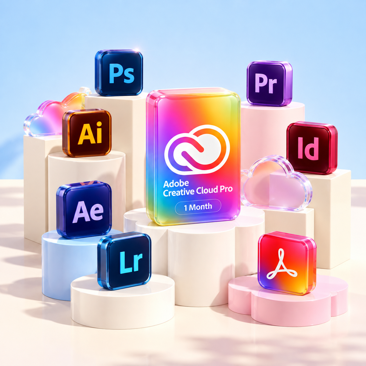 Adobe Creative Cloud Pro 1 Month - Adobe Account - GLOBAL