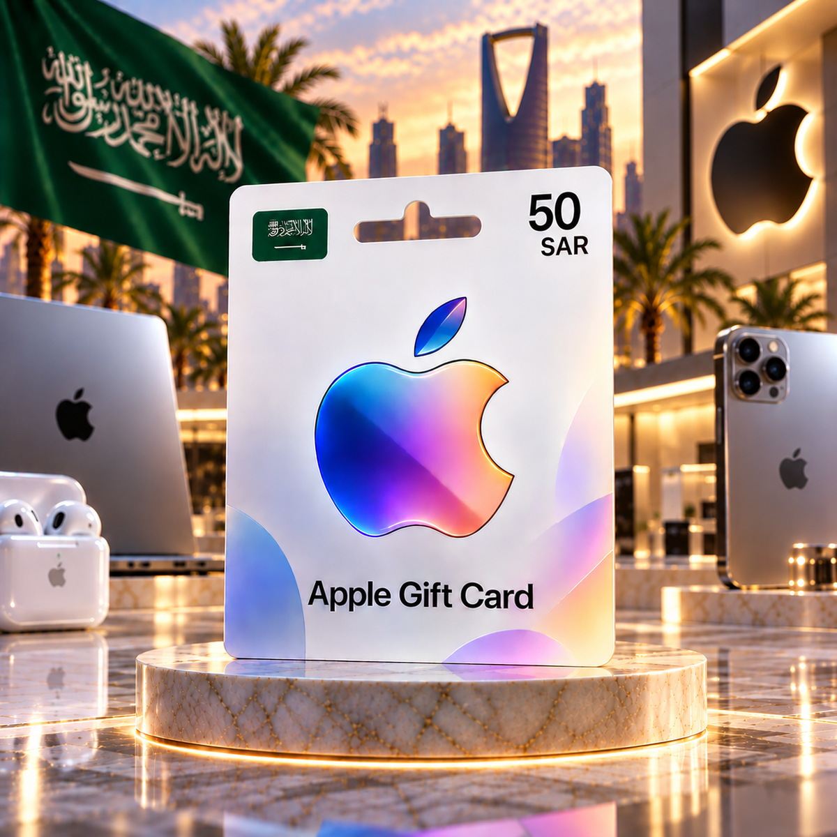 Apple Gift Card 50 SAR - Apple Key - SAUDI ARABIA