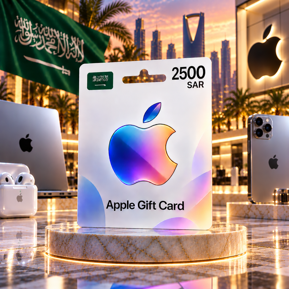 Apple Gift Card 2500 SAR - Apple Key - SAUDI ARABIA
