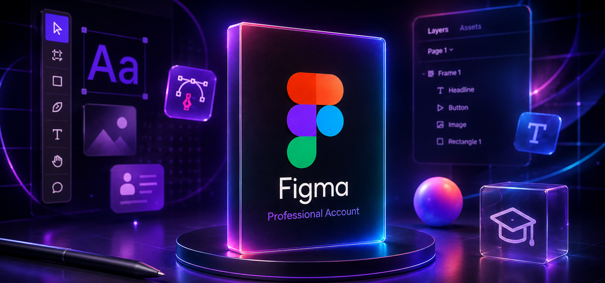 Figma Professional Education 1 Year - Figma Professional Account - GLOBAL ✦ Seller: Relena Digital