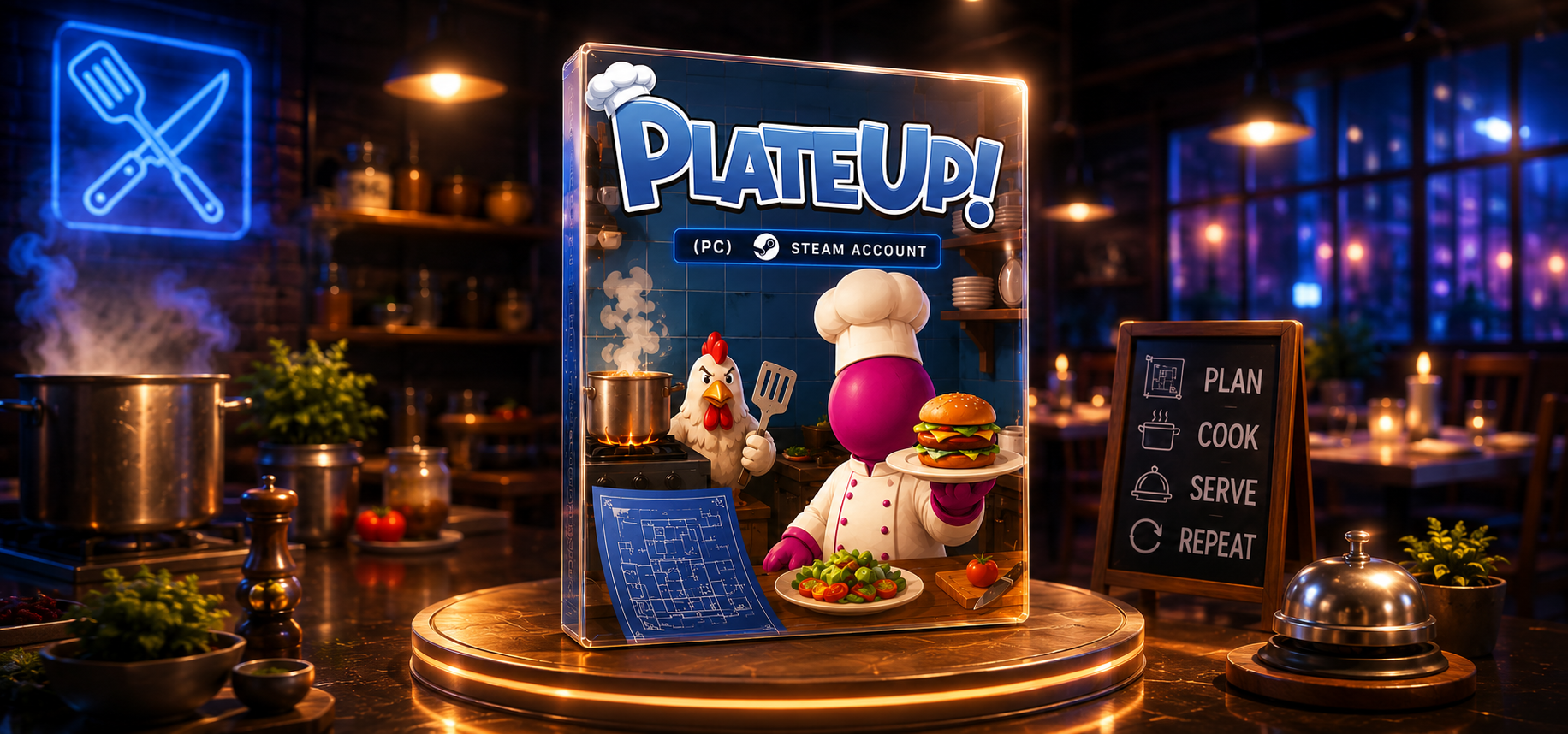 PlateUp! (PC) - Steam Account - GLOBAL