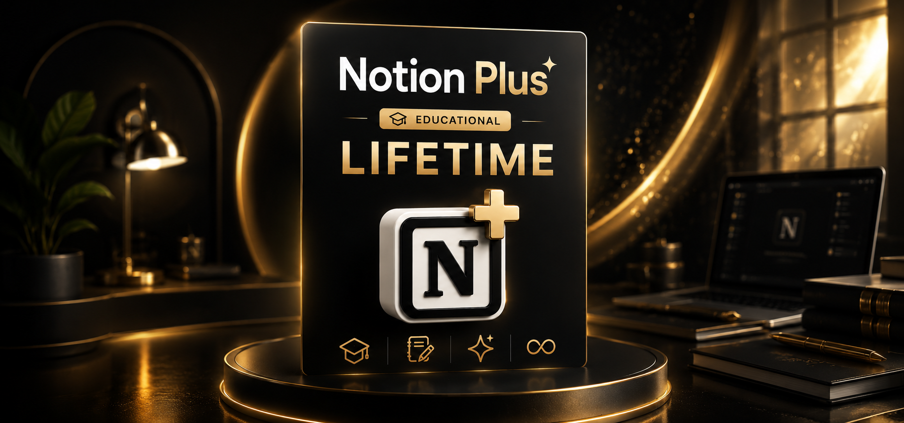 Notion Plus | Educational Lifetime - Notion Account - GLOBAL