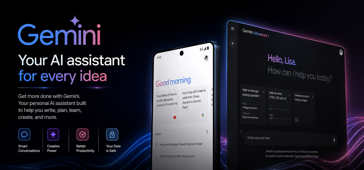 Google AI Gemini Pro 18 Months - Gemini Activation Link - GLOBAL