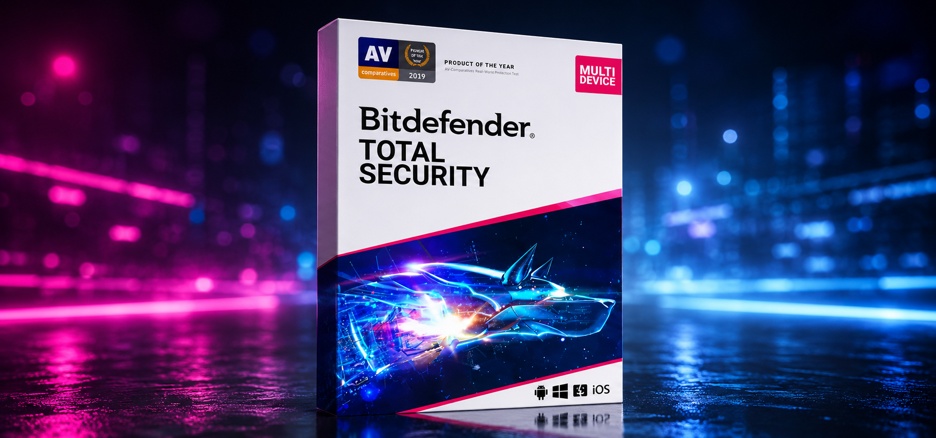 Bitdefender Total Security (5 Devices, 1 Year) - PC, Android, Mac, iOS - Key GLOBAL