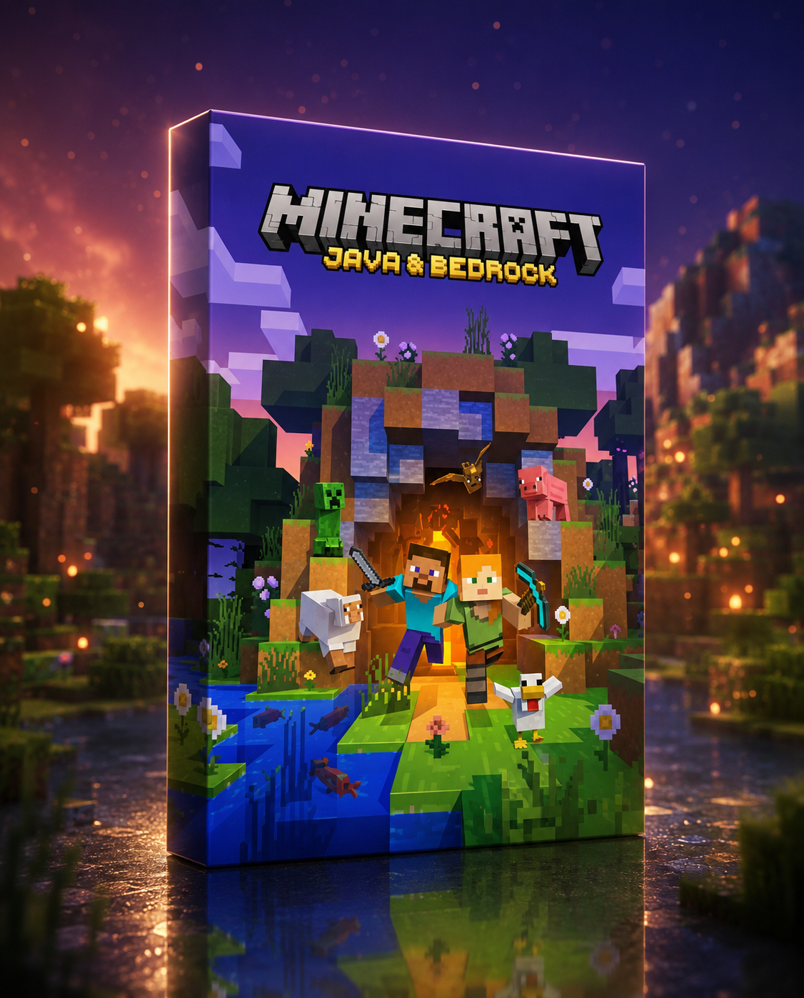 Minecraft: Java & Bedrock Edition (PC) - Microsoft Store Account - GLOBAL الصورة الرئيسية