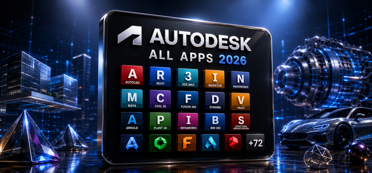 Autodesk Apps Collection 2026 (PC, Mac) (1 User, 2 Years) - Autodesk Key - GLOBAL ✦ Seller: Alfahad