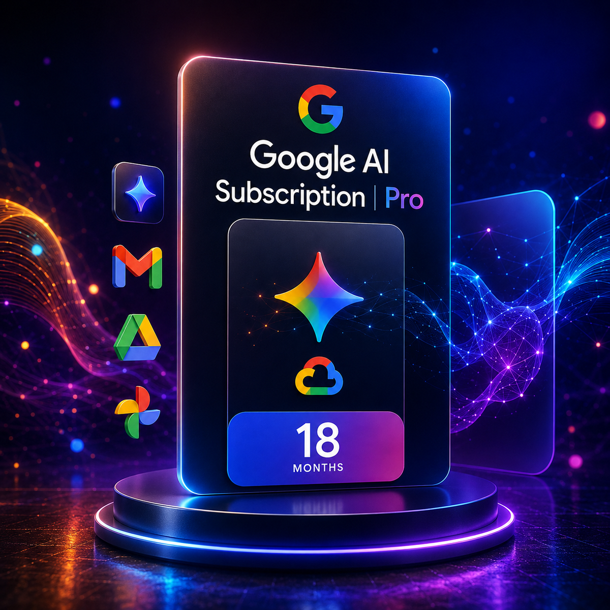 Google AI Subscription | Pro 18 Months - Google One Ai Activation Link - GLOBAL