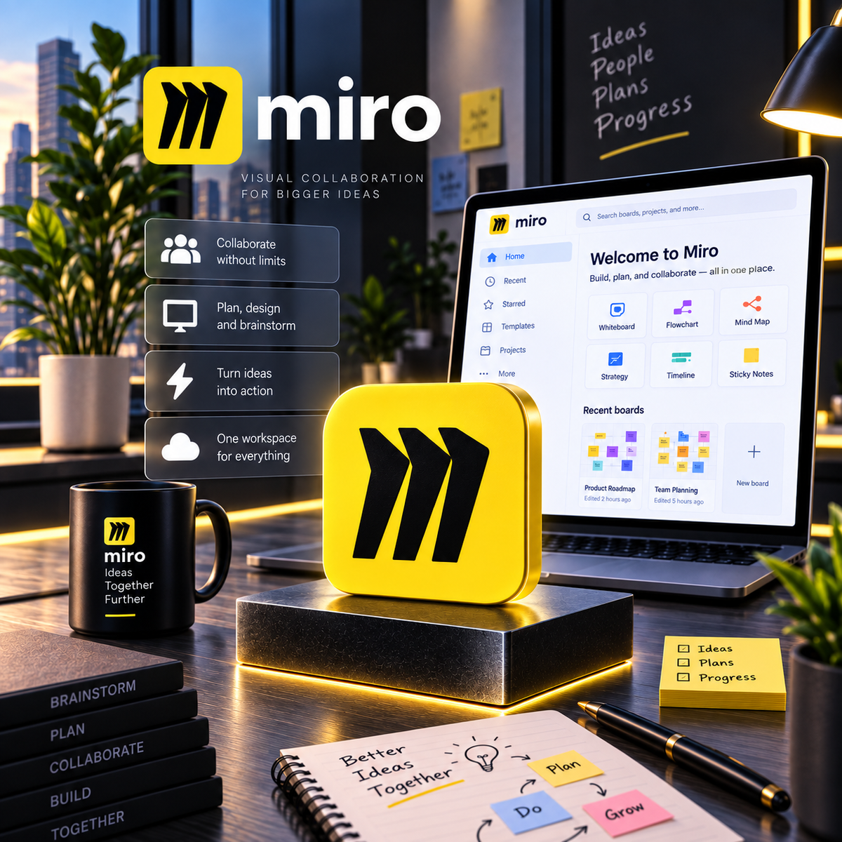 Miro (100 Members, Lifetime) - Miro Account - GLOBAL