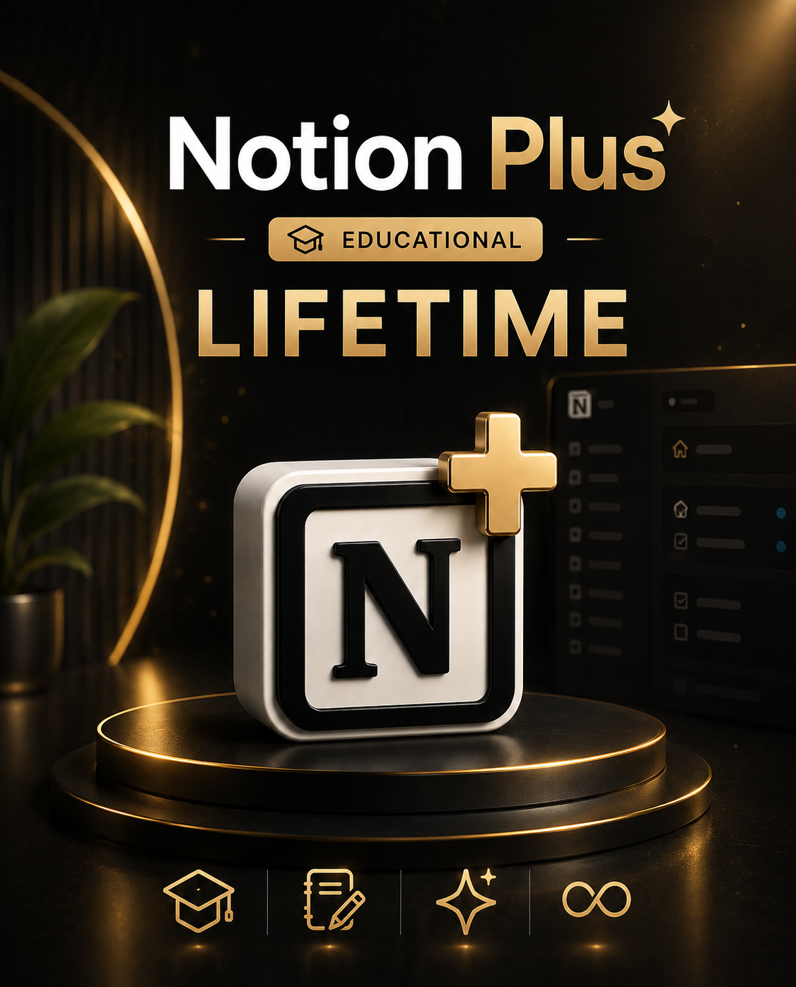 Notion Plus | Educational Lifetime - Notion Account - GLOBAL الصورة الرئيسية