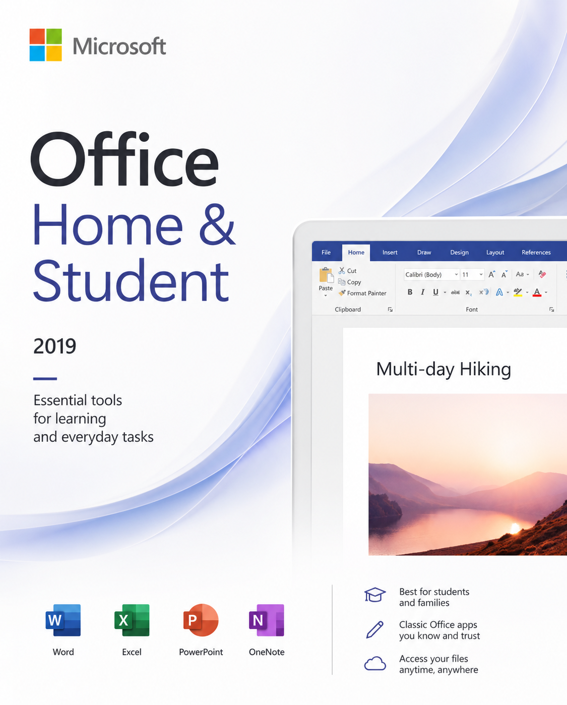 Microsoft Office Home & Student 2019 Microsoft Key GLOBAL الصورة الرئيسية