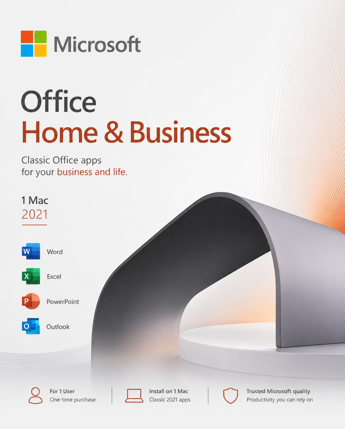 Microsoft Office Home & Business 2021 (MAC) - Microsoft Key - GLOBAL Main image