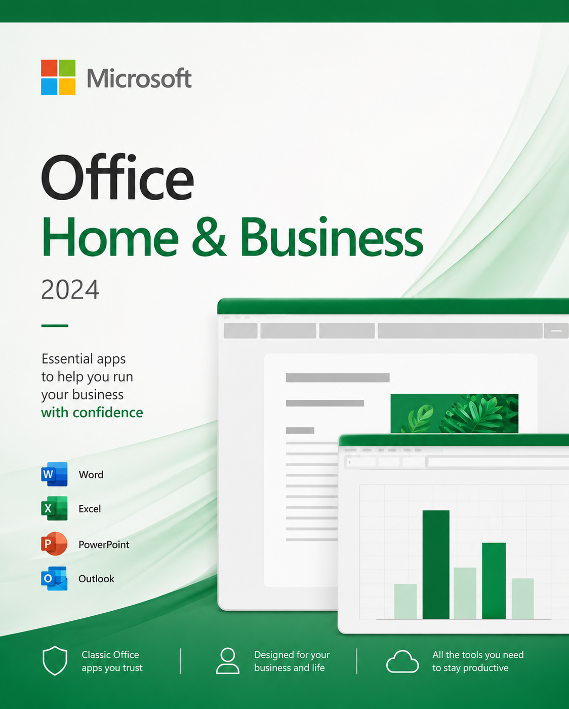 Microsoft Office 2024 | Home & Business (PC) - Microsoft Key - GLOBAL Main image