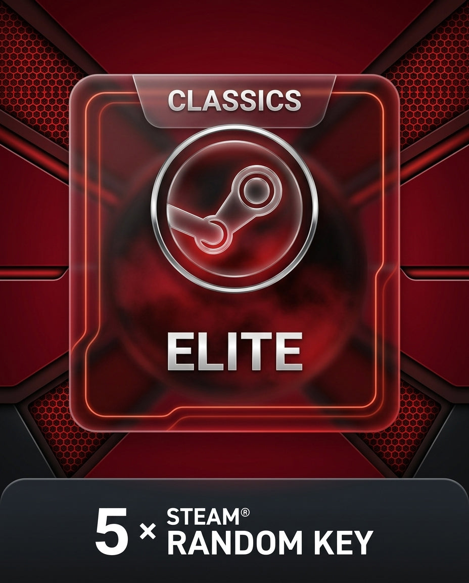 5 مفاتيح عشوائية ELITE (للكمبيوتر) - مفاتيح Steam (عالمي) الصورة الرئيسية