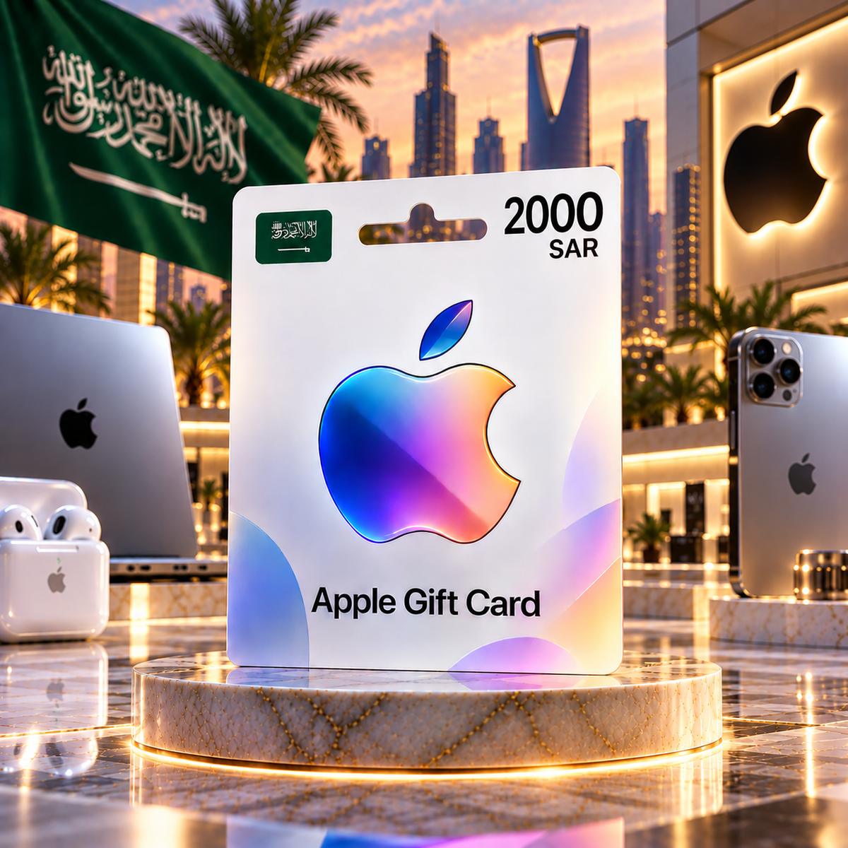 Apple Gift Card 2000 SAR - Apple Key - SAUDI ARABIA