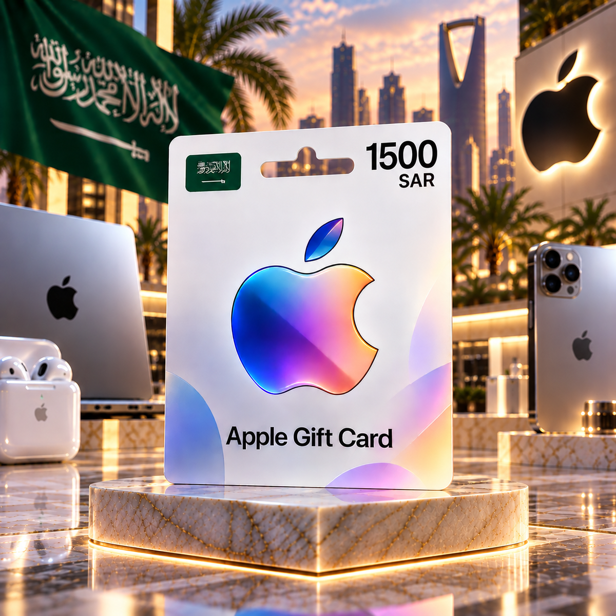 Apple Gift Card 1500 SAR - Apple Key - SAUDI ARABIA