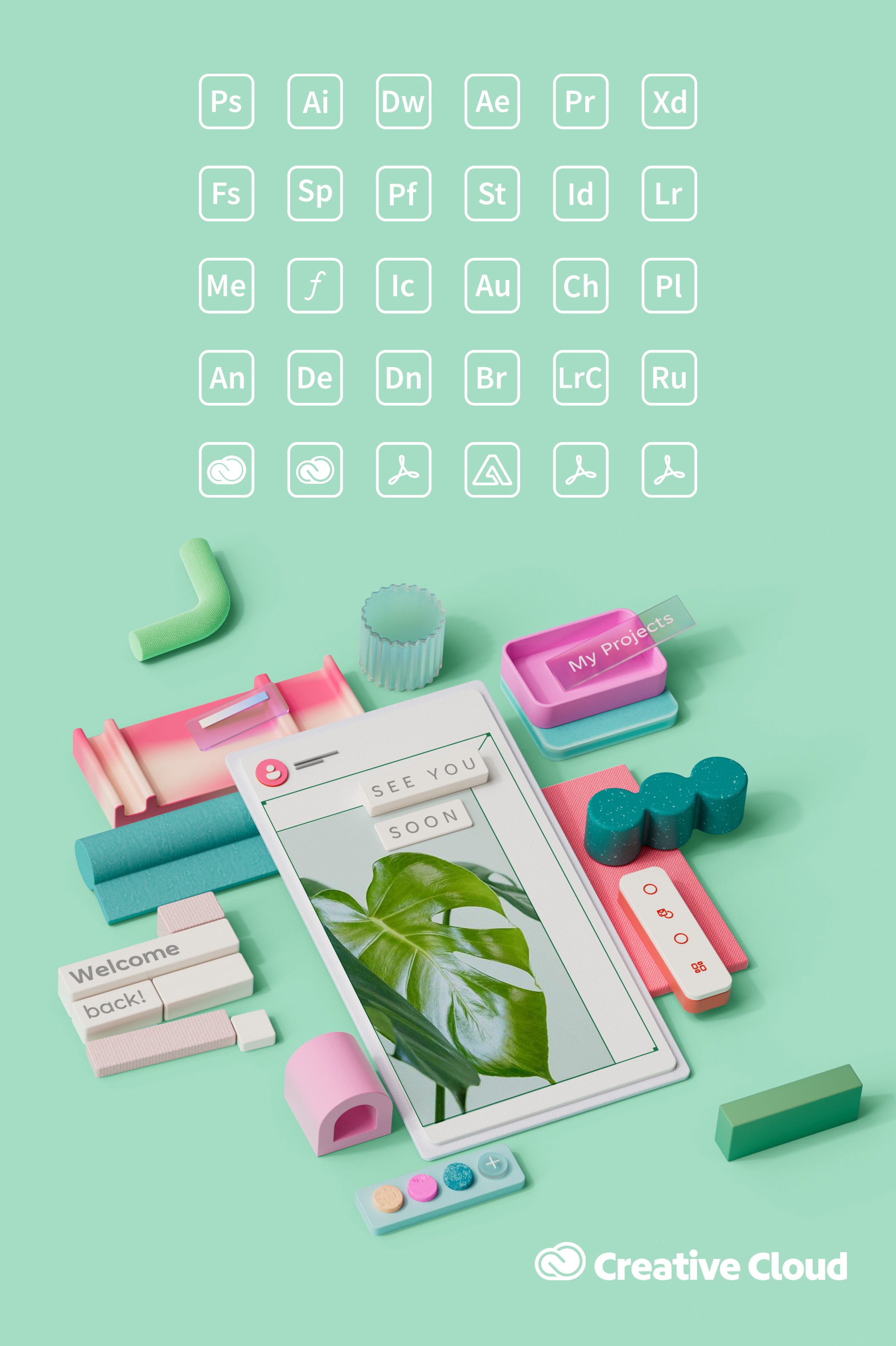 Creative Cloud All Apps (Pro) | Ready Account - Two Device Main image