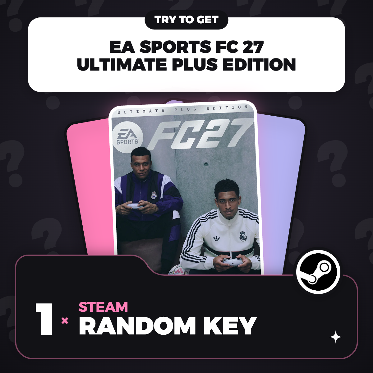 Try To Get EA Sports FC 27 - Random Ultimate Edition  1 Key (PC) - Steam Key - GLOBAL ✦ Seller: World Of Games