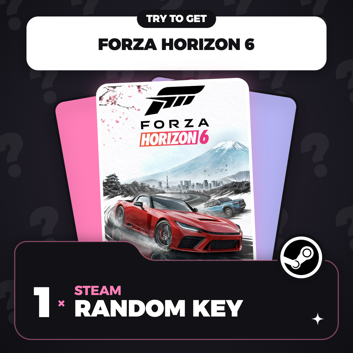 Try to get Forza Horizon 6 Random 1 Key (PC) - Steam Key - GLOBAL ✦ Seller: Mojo