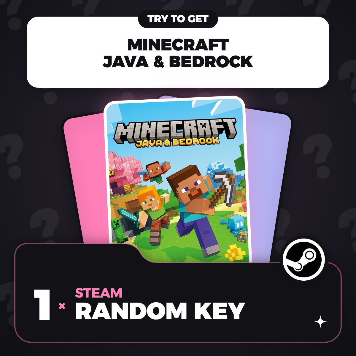 Try To Get Minecraft: Java & Bedrock Edition 1 Key (PC) - GLOBAL ✦ Seller: World Of Games