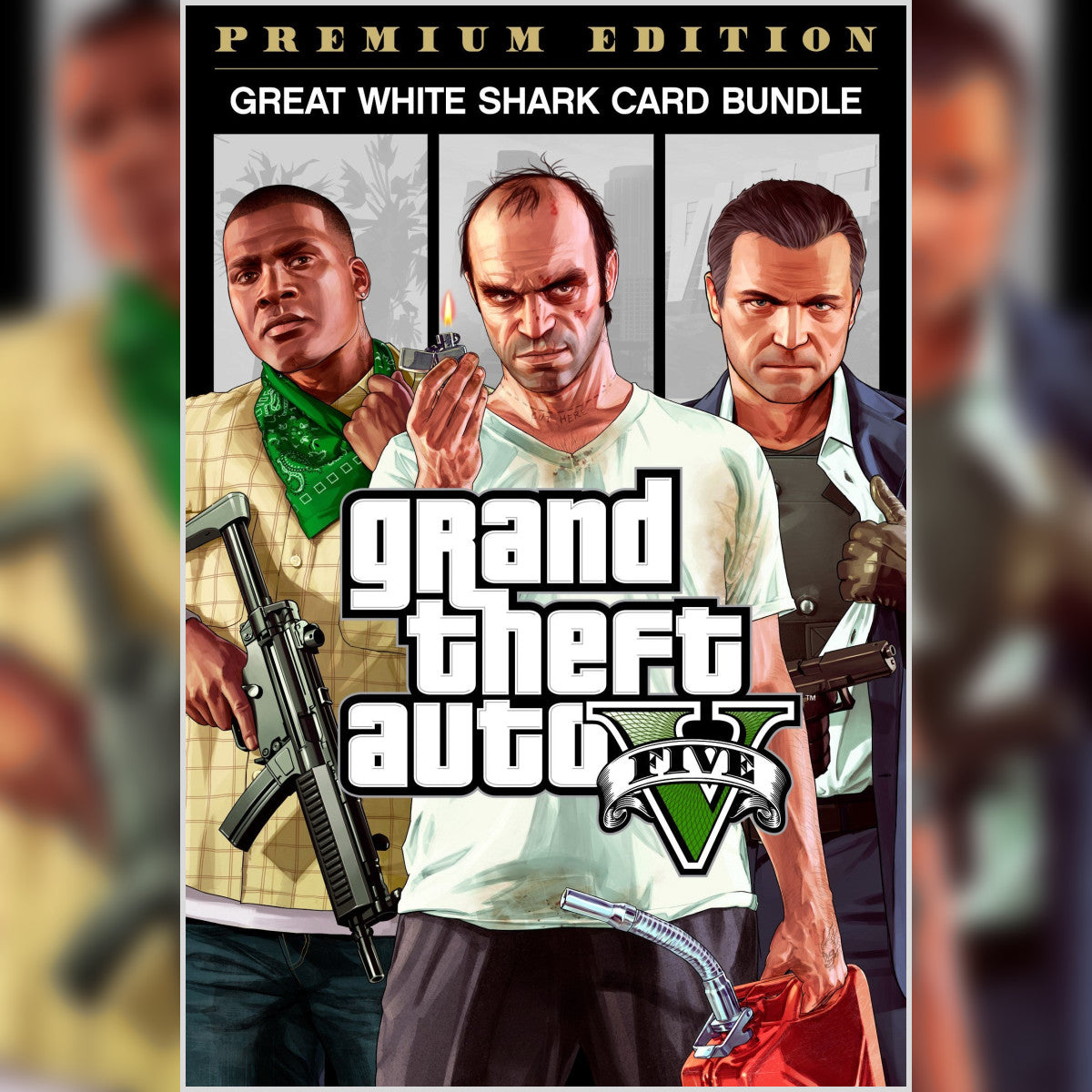 Grand Theft Auto V | Enhanced & Great White Shark Card Bundle (PC) - Rockstar Key - GLOBAL